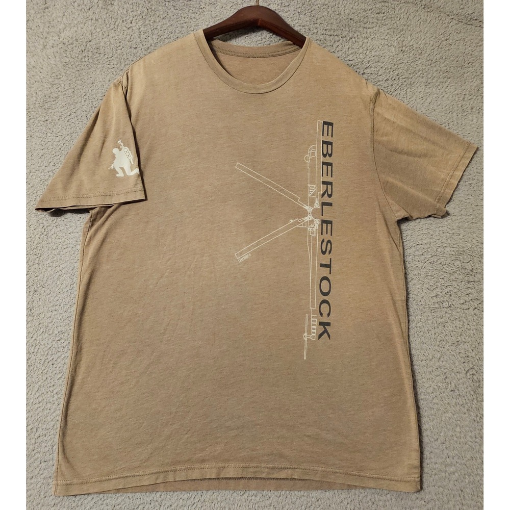 Eberlestock Skycrane II Short‎ Sleeve T-Shirt, Field Brown Men's Size Large